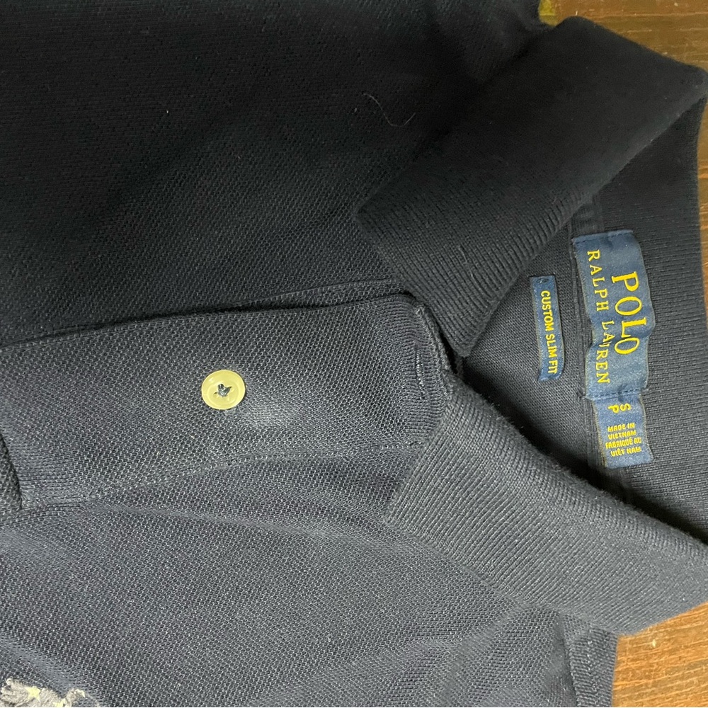 Polo by Ralph Lauren Men's Dark Blue Polo Shirt